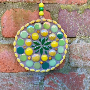 Mosaic wall decor, garden wall art, home decor,  wall art, housewarming gift, mosaic wall plaque, unique handmade gift her