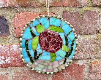 Handmade mosaic turtle wall plaque, Coastal Art Decor