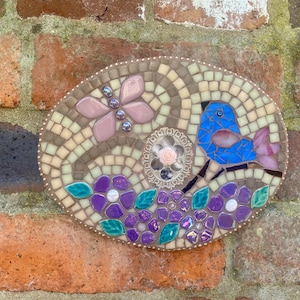 Gartenmosaik, Wandbild, Dekoration für den Außenbereich, Dekoration für draußen, Dekoration für den Außenbereich, Dekoration für den Garten, Dekoration für den Garten