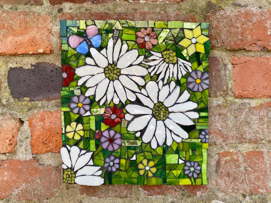 Garden Mosaic, Wall Art, Outdoor Tile Decor, Gift for Garden Lovers ...