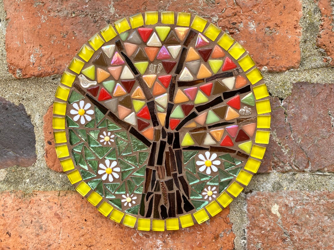 Tree of Life Art, Mosaic Tree of Life, Garden Decor, Anniversary Gift