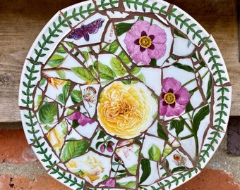 【サイン入り/未開封】いすぼくろ MOSAIC ART Broken China Mosaic, Mosaic Wall Plaque, Recycled Art