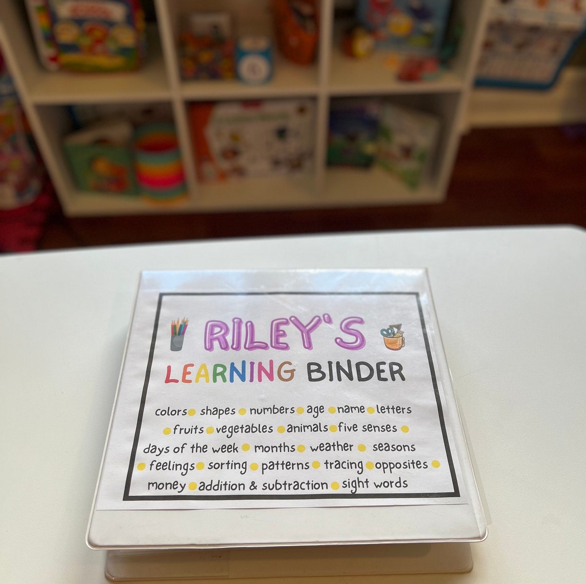 The Enhanced Learning Binder, Toddler Learning Binder, Preschool