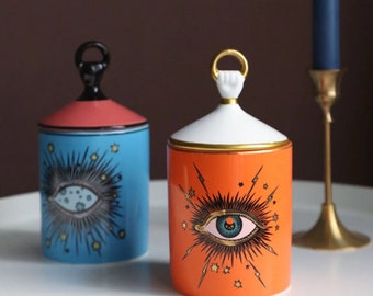 Made in Oaxaca 20th Century Mexican Ceramic Jar Moroccan Influenced Shape /& Danish Decoration