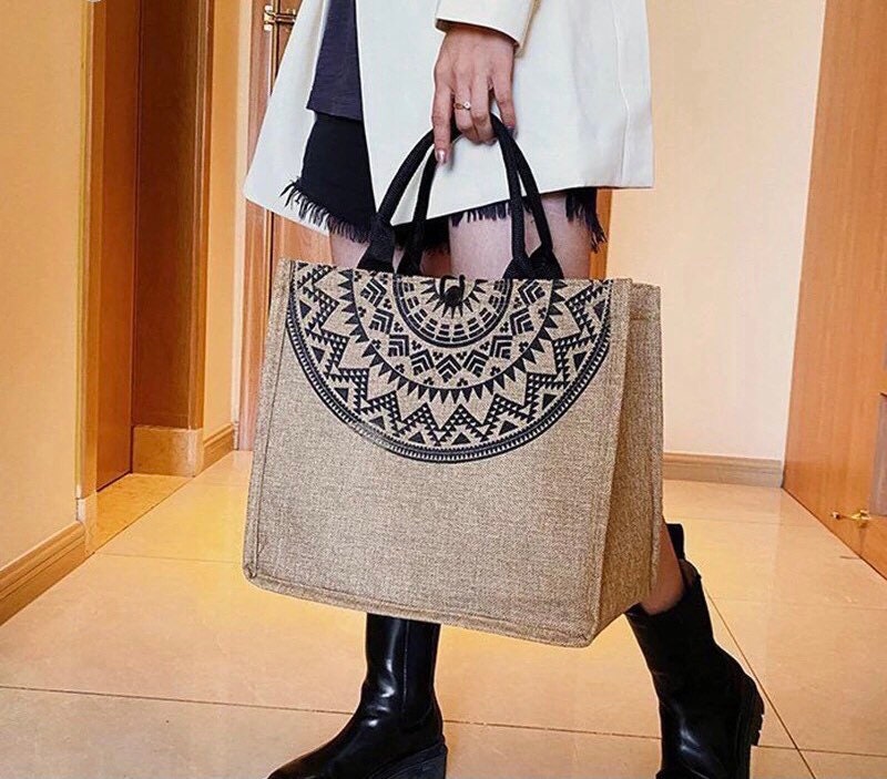 Designer Bag Fashion Saturn Canvas Preppy Style Shoulder Bag