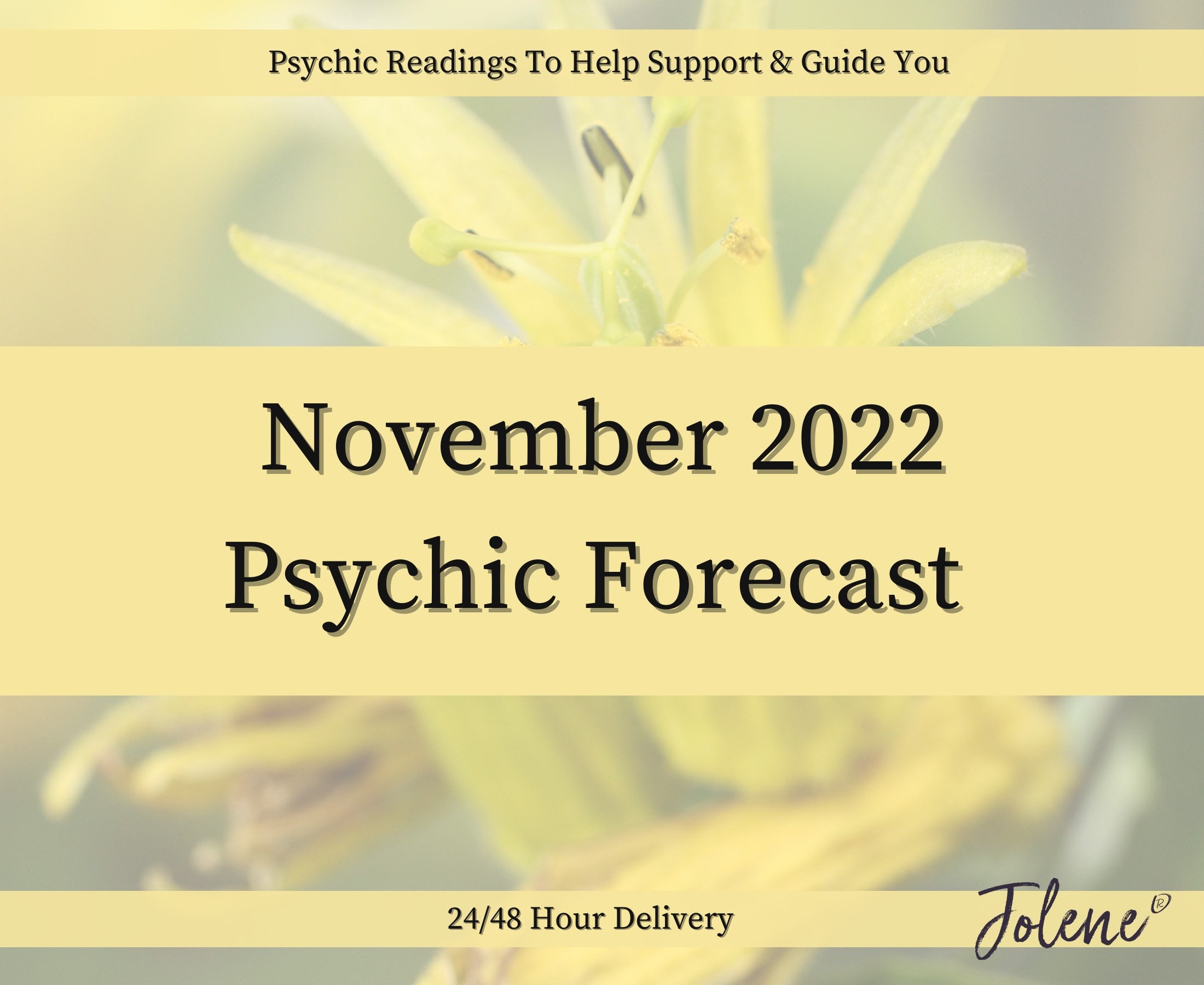 NEW NOVEMBER 2022 Psychic Forecast Email Reading Delivered ...