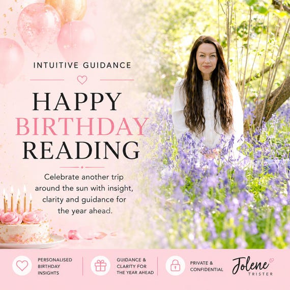 Happy Birthday Psychic Reading | Uplifting & In-Depth Intuitive Gift | Fast Delivery 48 Hours  Oracle Insight | Birthday Message from Spirit