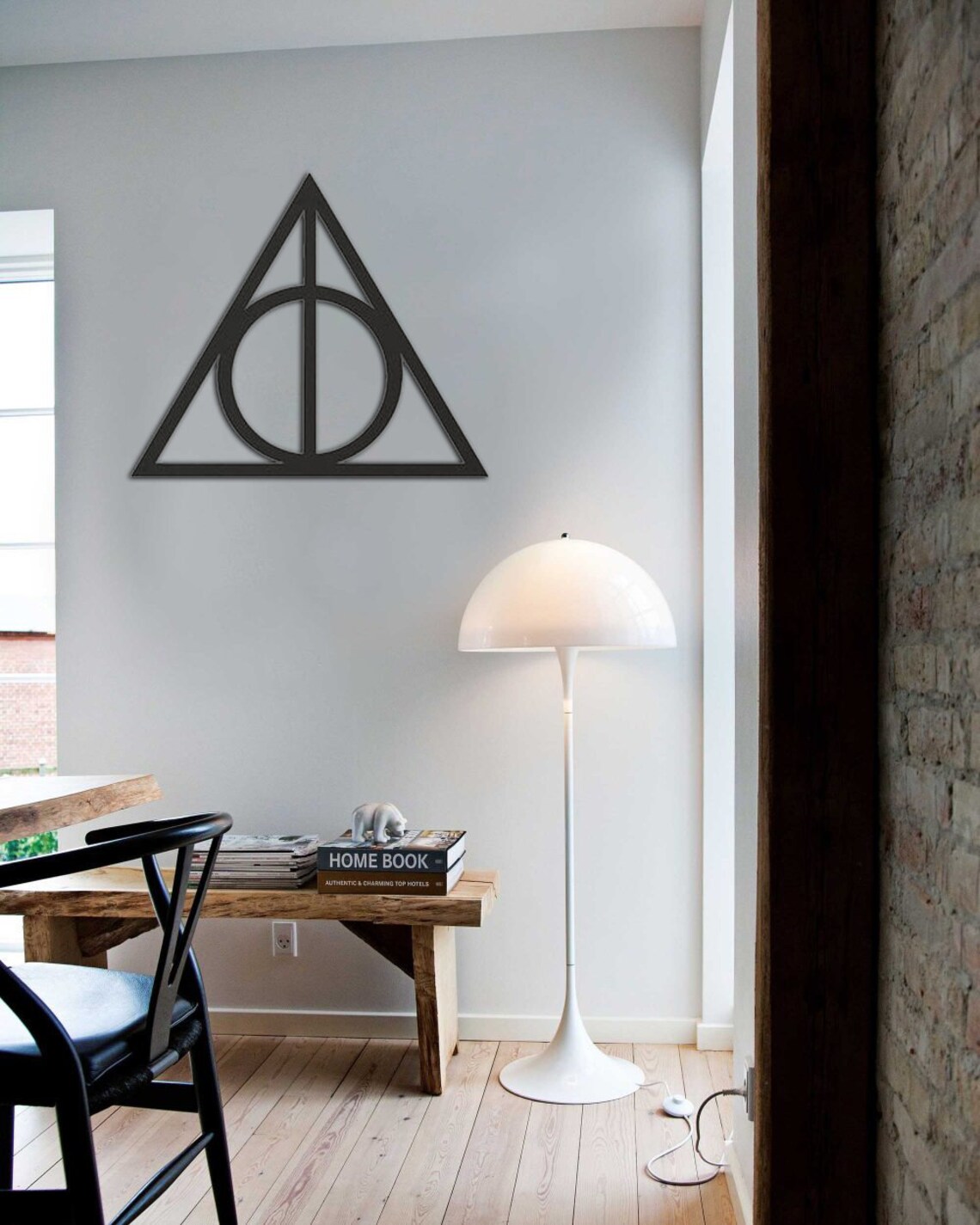 Deathly Hallows Metal Wall Art Harry Potter Metal Wall Decor Etsy