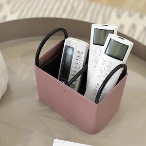 Leder Aufbewahrungsbox Tisch organizer 2 Fächer Multi-Use | Etsy