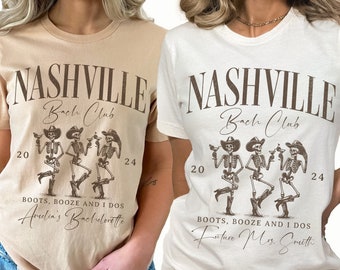 Custom Nashville Bachelorette Shirt, Bach Club Shirt, Boots, Booze and I Dos, Bridesmaid Shirts, Austin Texas Bachelorette, Girls Trip Tees