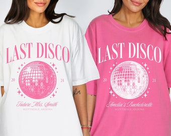 Koszulki na wieczór panieński Last Disco, spersonalizowane koszulki na wieczór panieński, spersonalizowane koszulki na wieczór panieński Bach Club, spersonalizowane koszulki na wieczór panieński