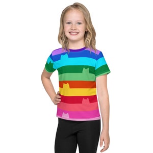 Gabby's Dollhouse Inspired Rainbow Shirt, Gabby Cat Shirt from Gabby Dollhouse, Toddler and Girl Birthday Gift Tee, Costume, Cat Birthday