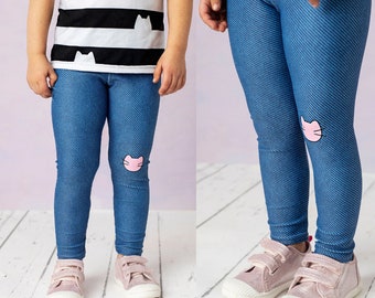 Gabbys Puppenhaus inspiriert Leggings, Gabby Katze Hose von Gabby Puppenhaus, Kleinkind und Mädchen Geburtstagsgeschenk, Kostüm, Katzengeburtstag