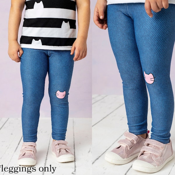 Leggings inspirés d'une maison de poupée Gabby, pantalon Gabby Cat de Gabby Dollhouse, cadeau d'anniversaire pour tout-petit et fille, déguisement, anniversaire de chat