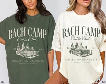 Camp Bachelorette Shirts, Custom Bachelorette Party Shirts, Bach Club Bachelorette Shirts Personalized Social Club Luxury Bachelorette