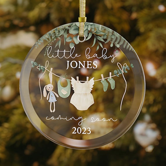 Expecting baby sale ornament