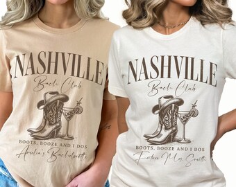 Custom Nashville Bachelorette Shirt, Bach Club Shirt, Boots, Booze and I Dos, Bridesmaid Shirts, Austin Texas Bachelorette, Girls Trip Tees