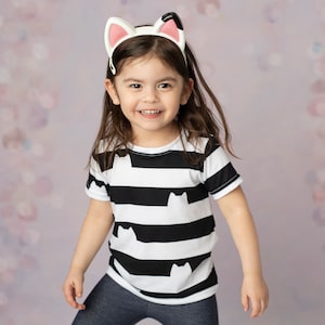 Gabby's Dollhouse Inspired Shirt, Gabby Cat Shirt from Gabby Dollhouse, Toddler and Girl Birthday Gift Tee, Costume, Cat Birthday image 2