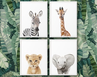 etsy safari nursery prints