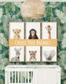 Jungle Animal Prints, Safari Nursery Print, Set of 6 Baby Animals Wall Art, Printable Posters 