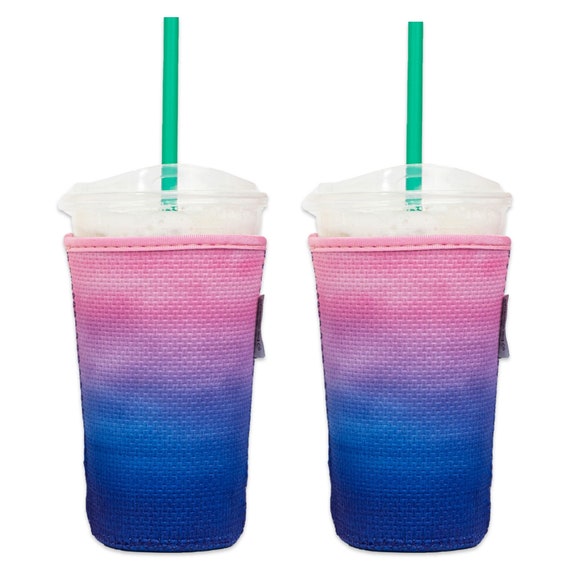 Reusable Iced Coffee Insulator Sleeves For Cold Beverages And