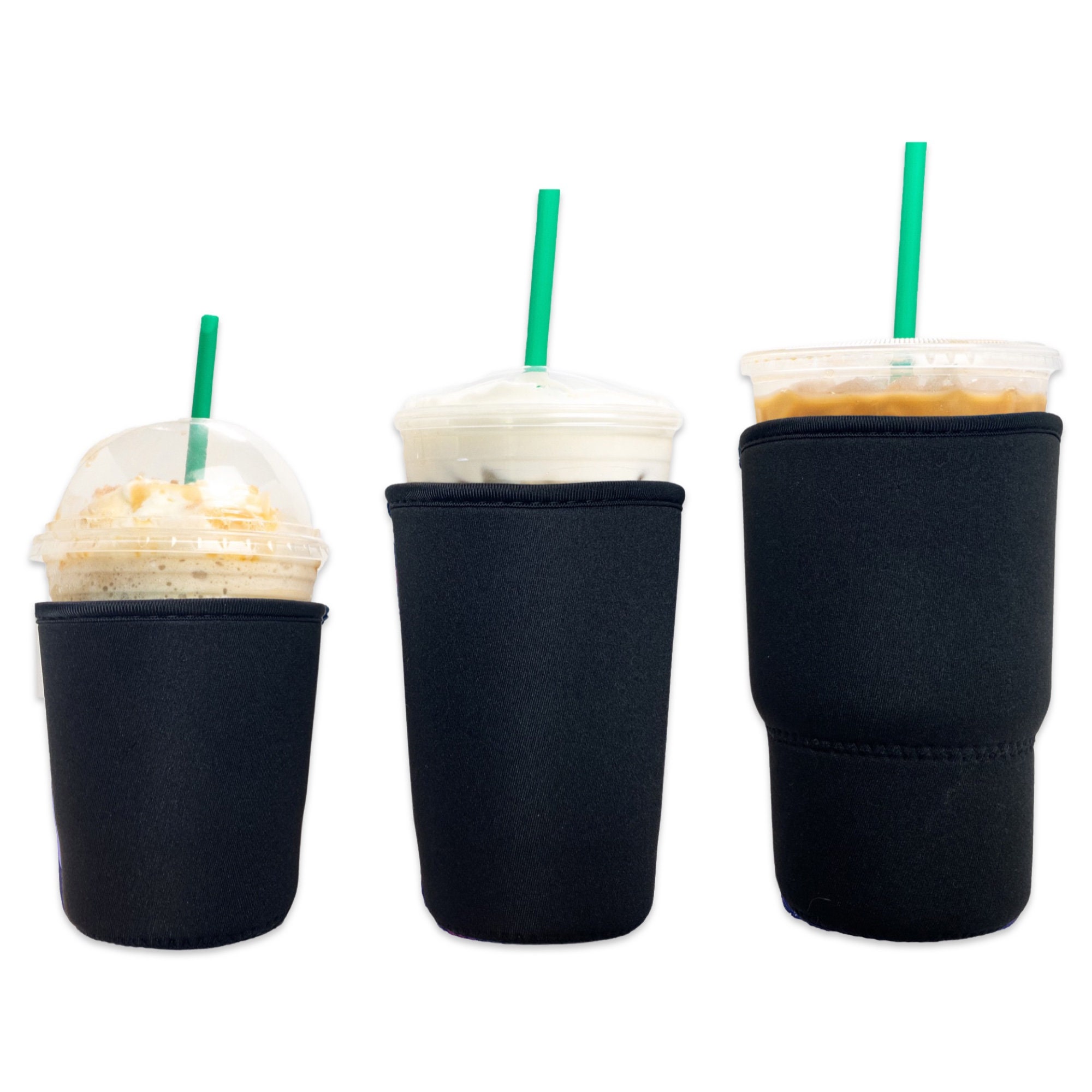 OFFNOVA Sublimation Blanks, Reusable Iced Coffee Cup Sleeve Bundle