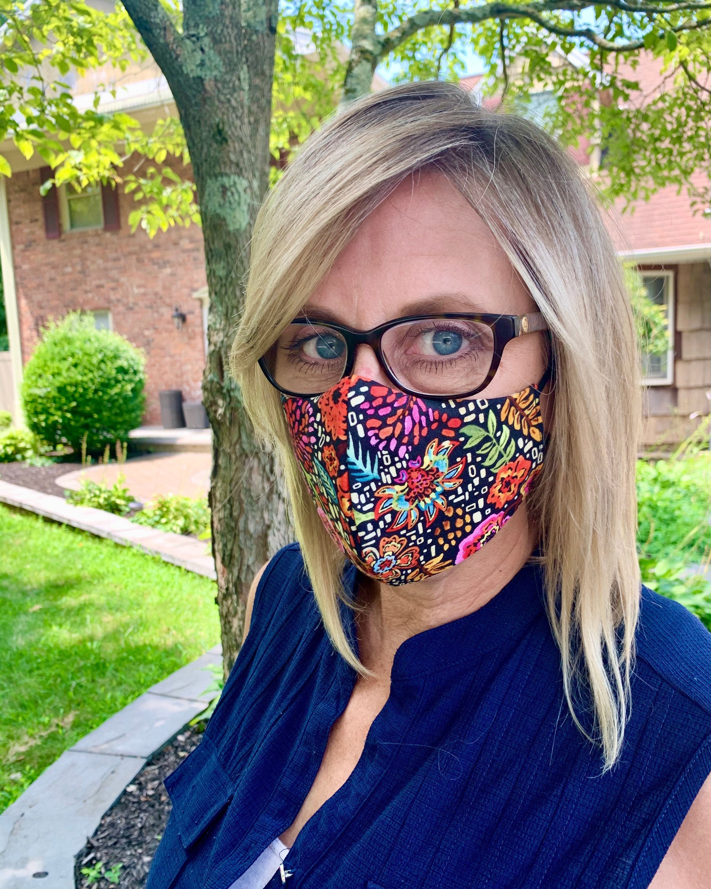 WOMENS MASKS- Triple Layered-  Over 20 Options- Choose Your Fabric- C…