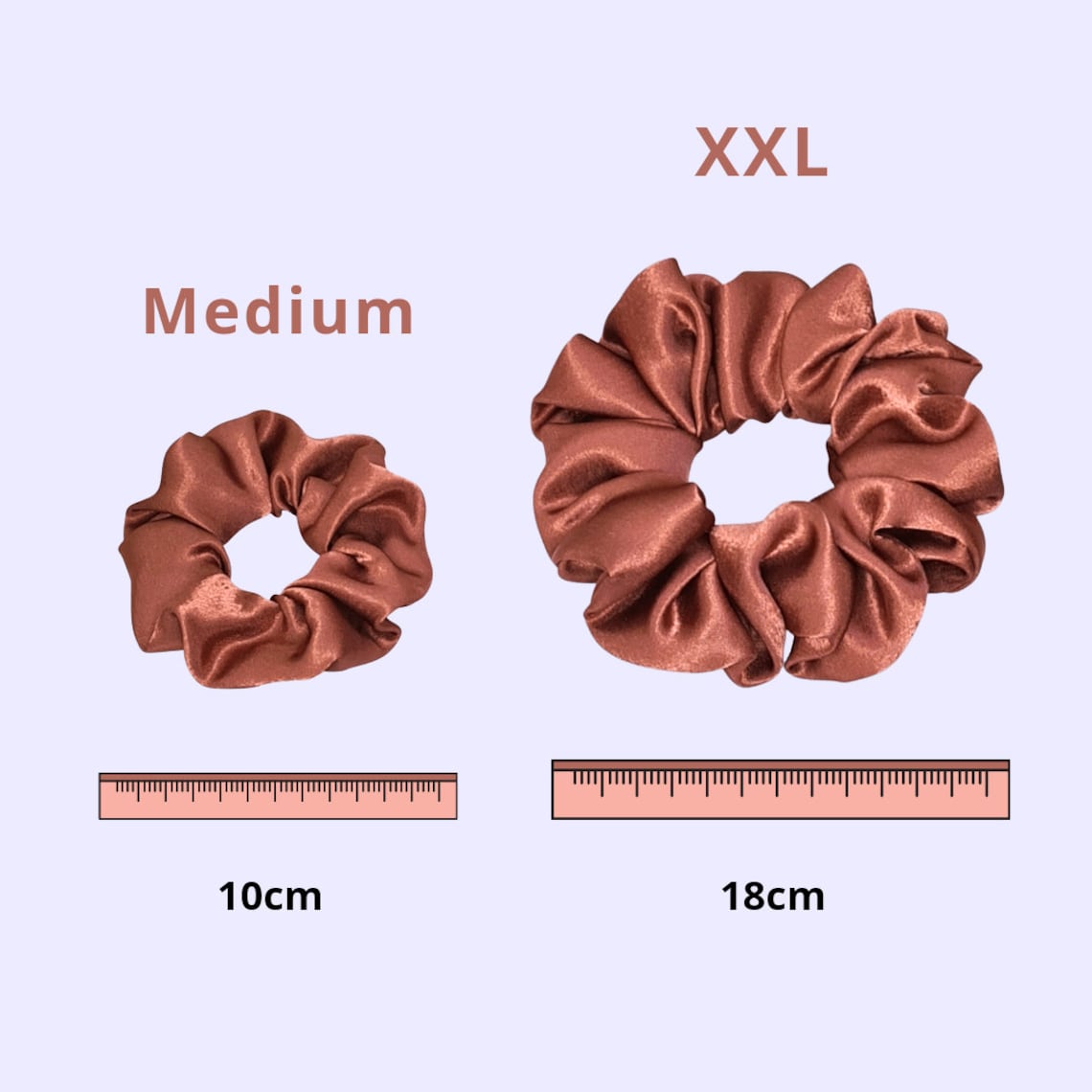 SATIN XXL Giant Scrunchie silky large chunky size glossy Etsy