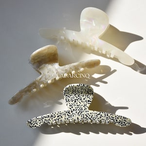 Large Hair Claw Clip for Thick Hair, Cellulose Acetate Hair Clip, xxl Claw Clip, Hair Accessories for Woman, Gift for Her