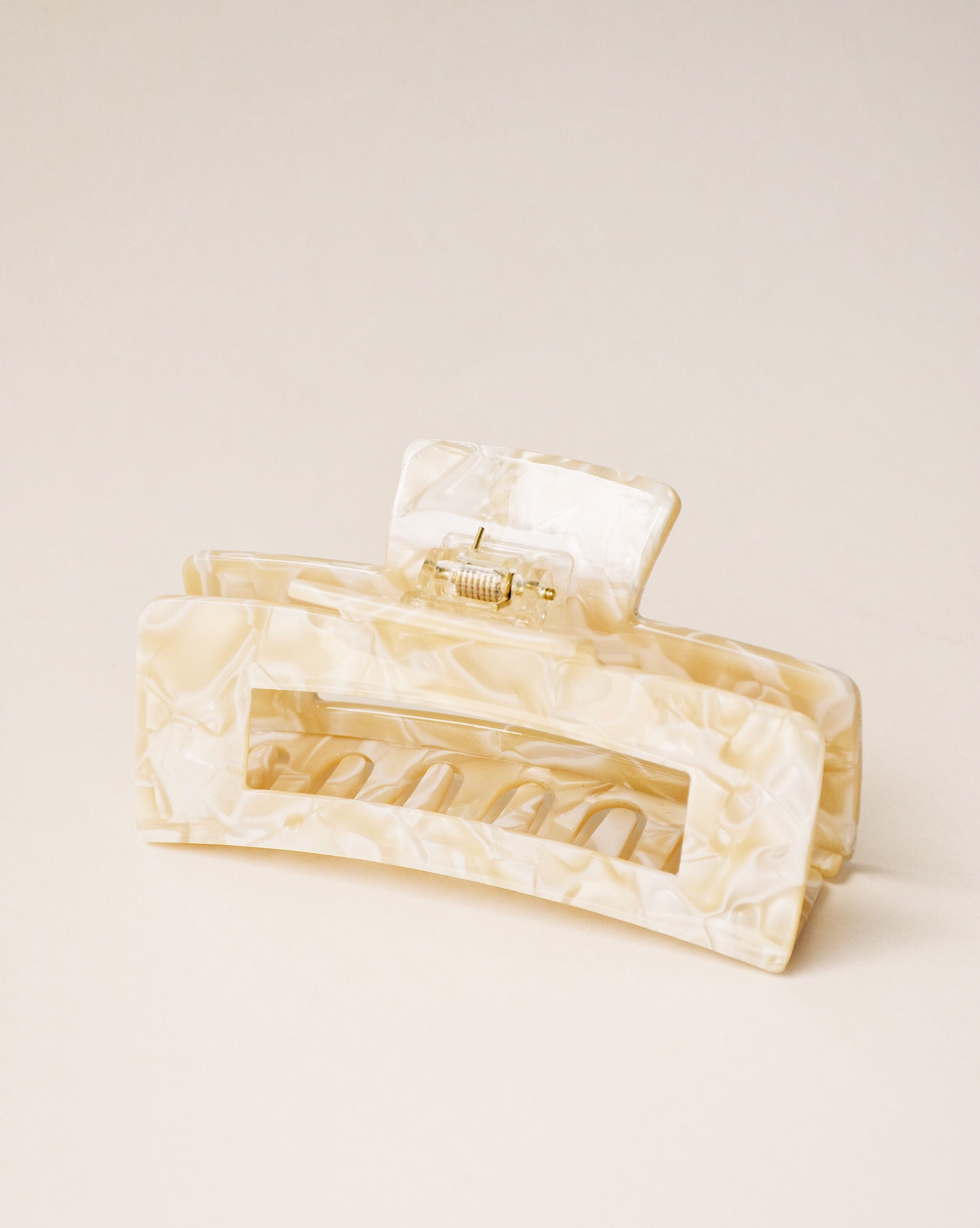 White hair claw clip 10.5cm Large claw clip for thick hair Etsy