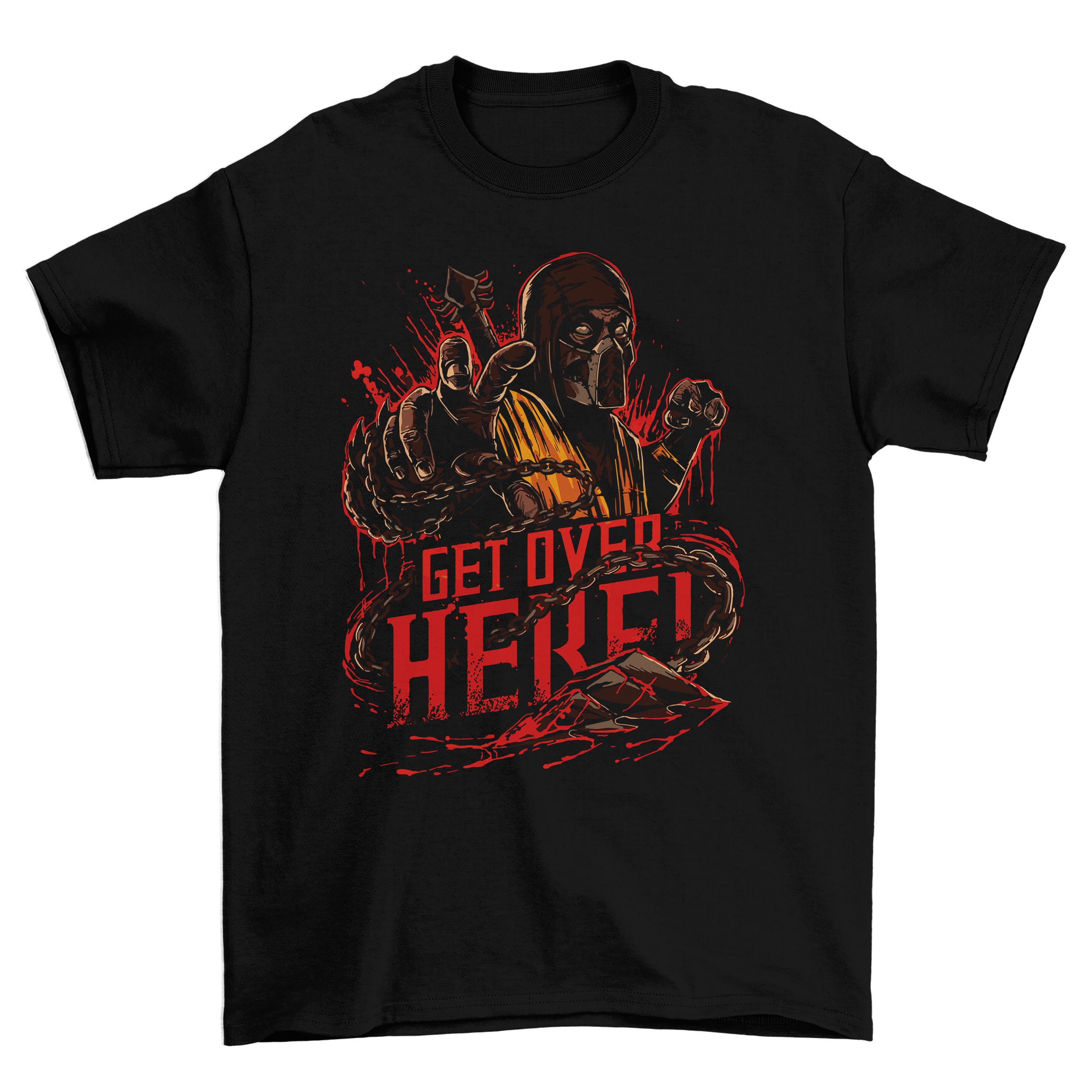 Scorpion Get Over Here T-shirt Combat Finish Him Game Tee - Etsy UK