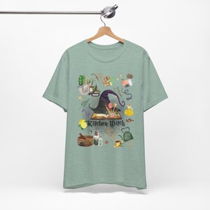 Kitchen Witch T-Shirt: Magical Gardening Apparel, Boho Tee