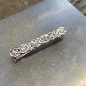 Sterling Silver Celtic Knot Tie Slide - Skinny Tie Clasp