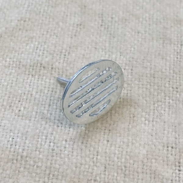 Sterling Silver Mackintosh Tie Tack, Tie pin, Formal wear, Suit accessories.