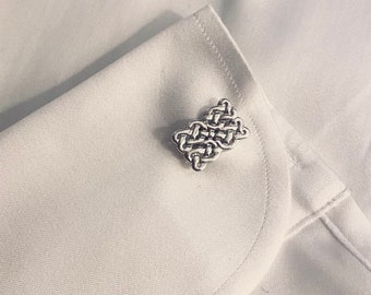 Sterling Silver Celtic Cufflinks- Suit Accessories - Celtic jewellery - Gifts for men