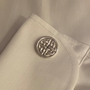 Sterling Silver Celtic Cufflinks- Suit Accessories - Celtic jewellery - Gifts for men