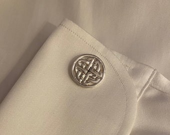 Sterling Silver Celtic Cufflinks- Suit Accessories - Celtic jewellery - Gifts for men