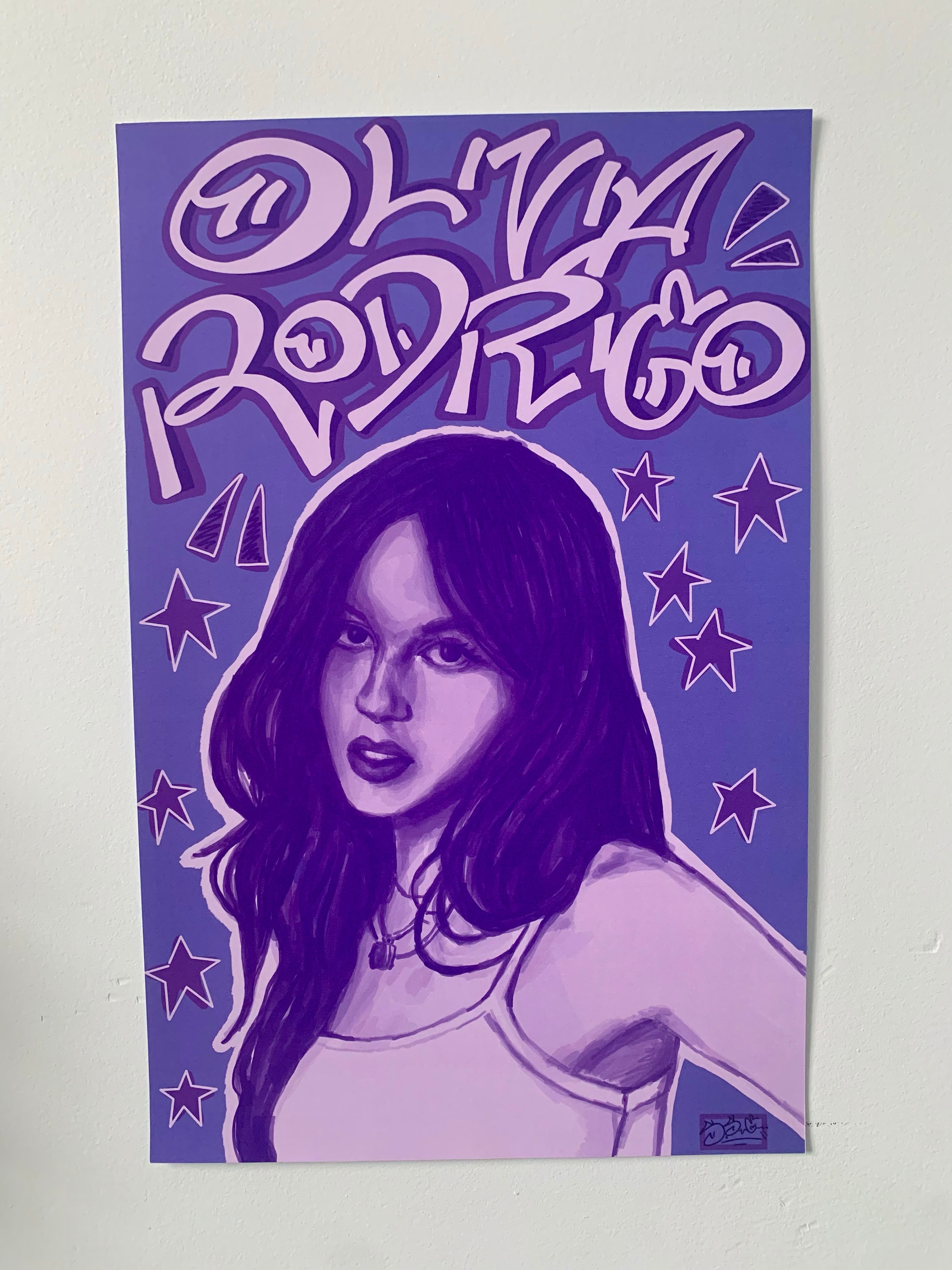 Olivia Rodrigo Poster - Etsy