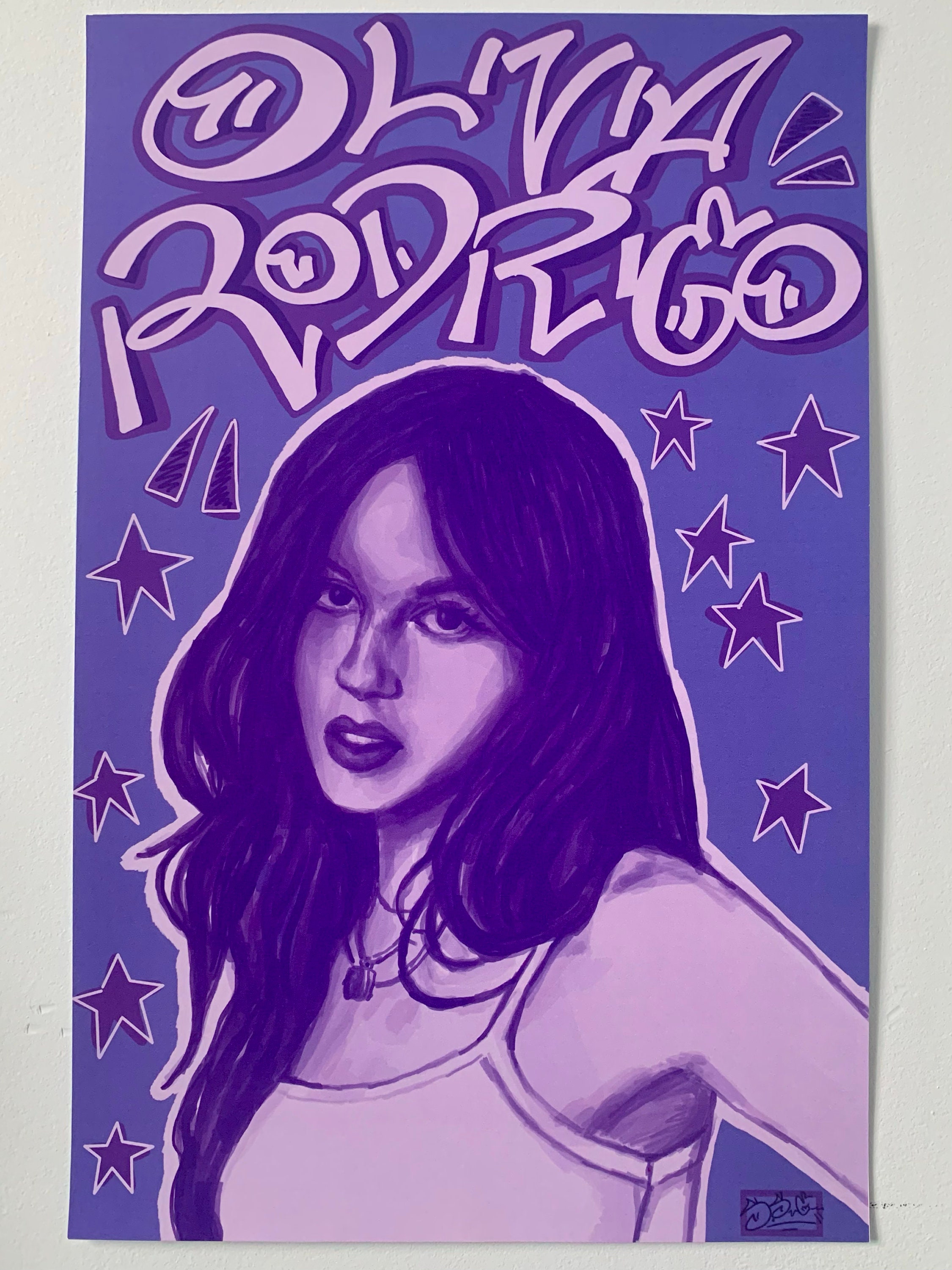 Olivia Rodrigo Poster Etsy olivia-rodrigo-poster-etsy