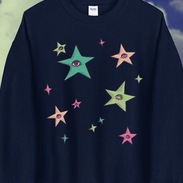 Stained Glass Psychedelic Trippy Women's Sweatshirt
