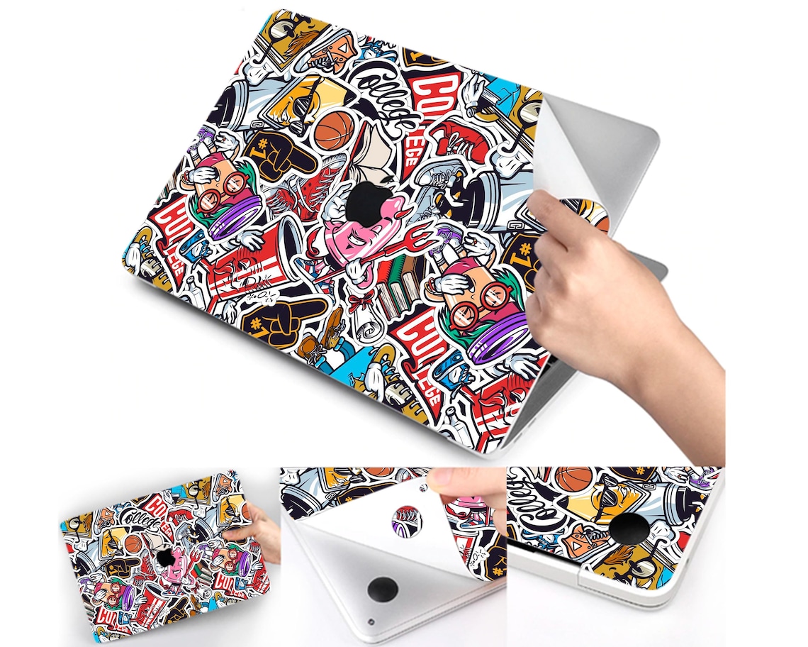 Colorful Laptop Skin MacBook Pro 13 M1 Mac New Air 13 2020 Etsy