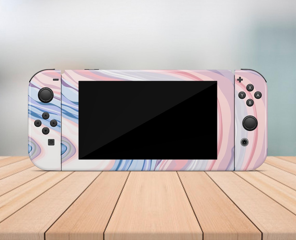 Texture Nintendo Wrap Console Nintendo Skin Dock Stickers Etsy