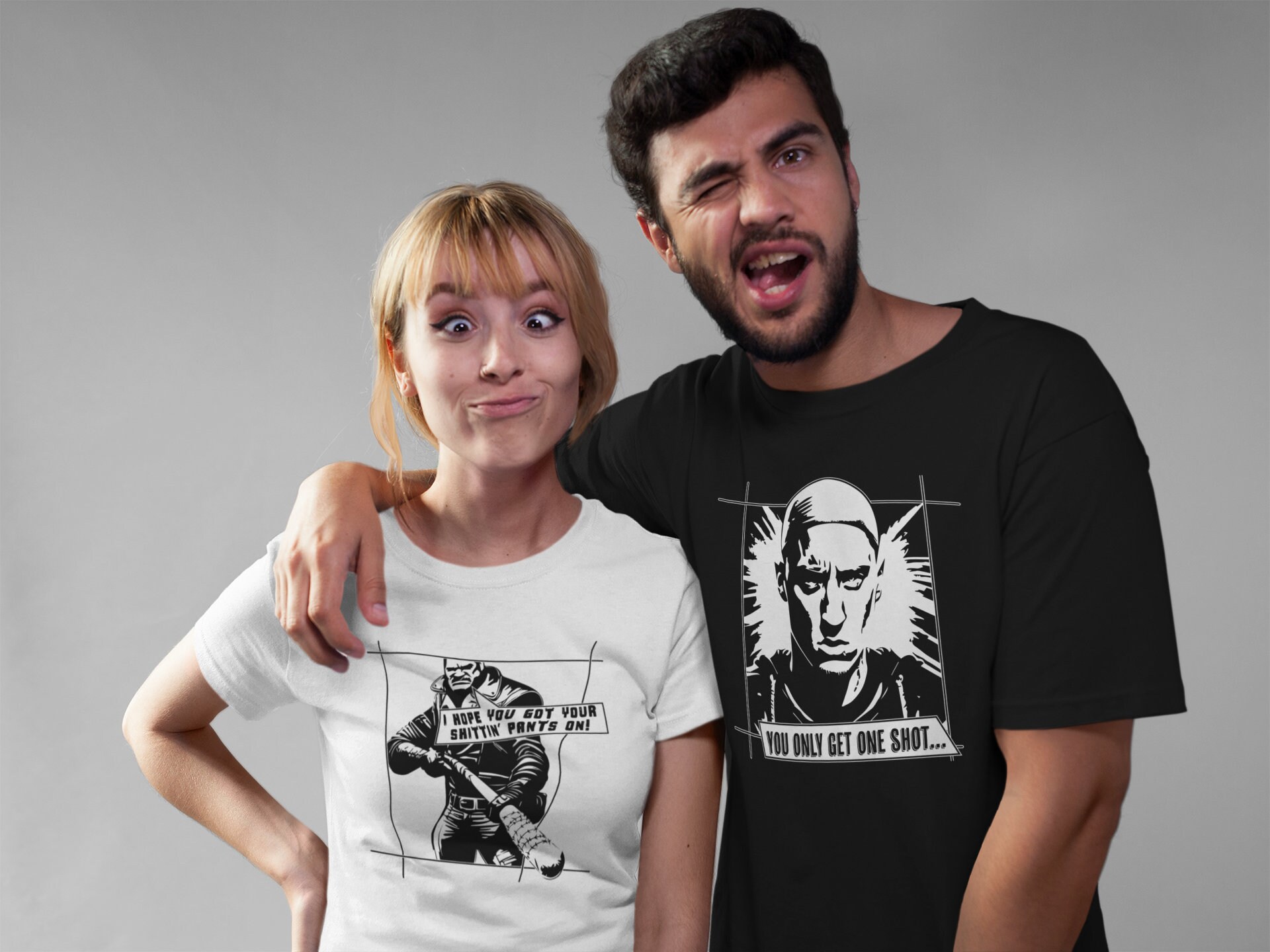Walking Dead Inspired T-Shirt - Property Of Negan Men's Tee, Zombie Fan Gift, 100% Cotton - View #3