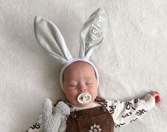 Personalisierte Osterhasenohren, Baby, Kind, Haustierkostüm