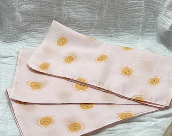 Muslin Baby Wash Cloth, Double Sided Cotton Face Washer (22x22cm)