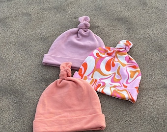 Weiche Neugeborenen Mütze: Baby Shower Geschenk