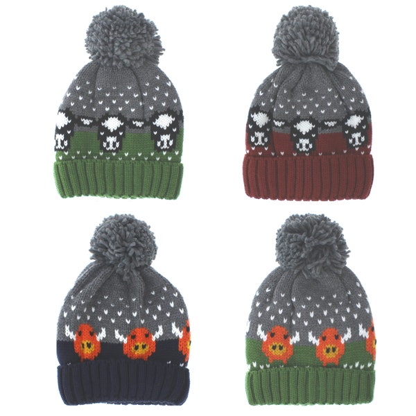 Mens Bobble Hat Etsy UK