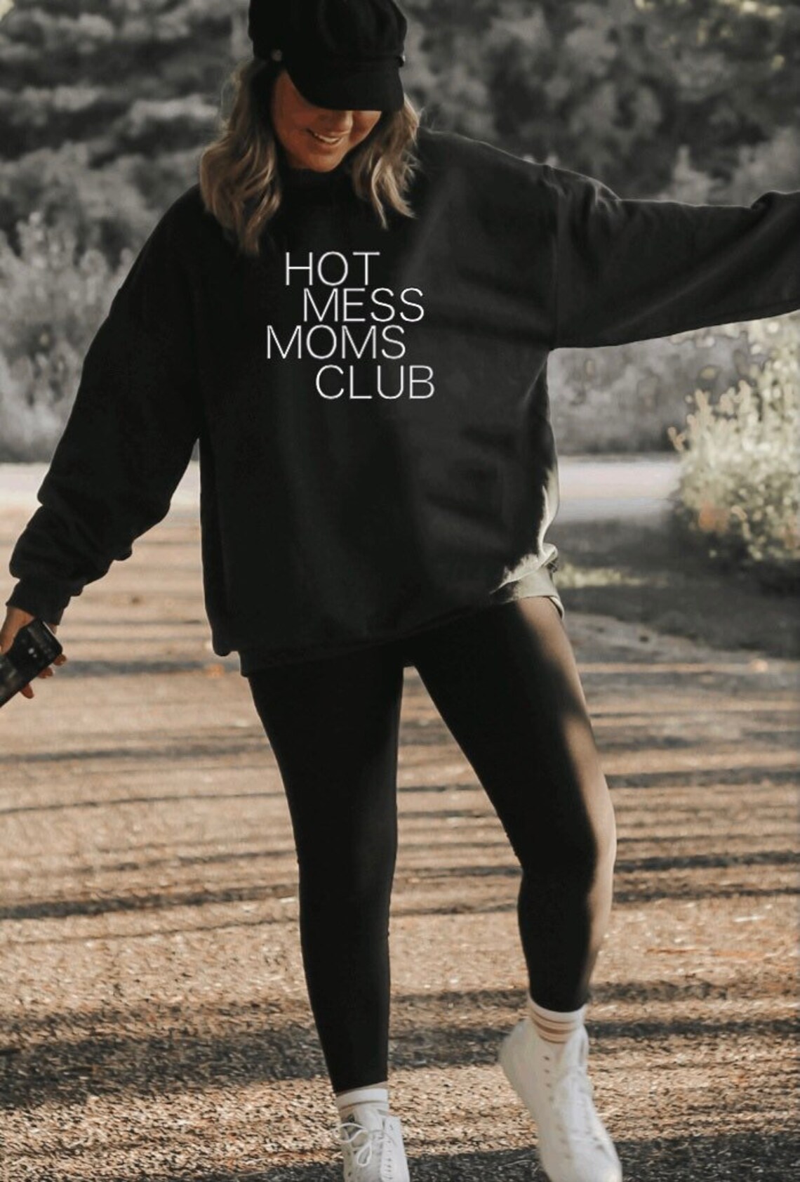 Hot mess mom club crewneck sweatshirt plus size jumper | Etsy