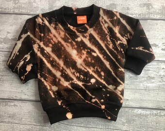 Bleached Jumper - Etsy UK