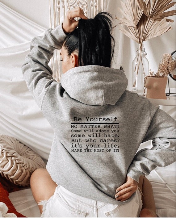 Motivational mental health hoodie inspirational quote unisex | Etsy